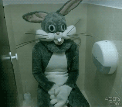 Why are bathrooms particularly scary after a horror movie?