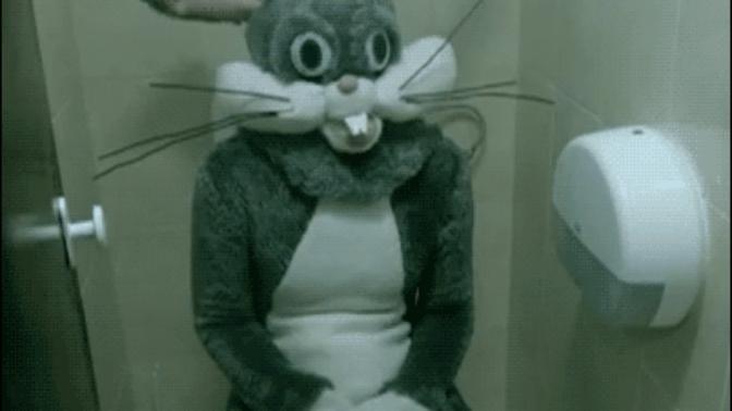 Why are bathrooms particularly scary after a horror movie?