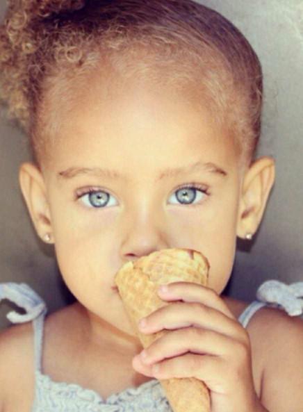 What color eyes look the most exotic on black people??