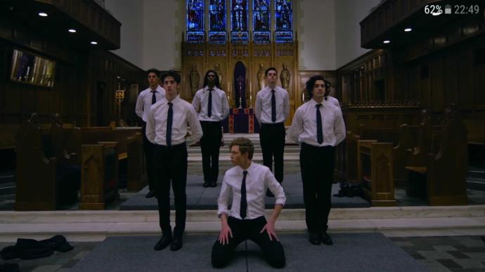 men singing about being in love is my weakness, can someone tell me y??