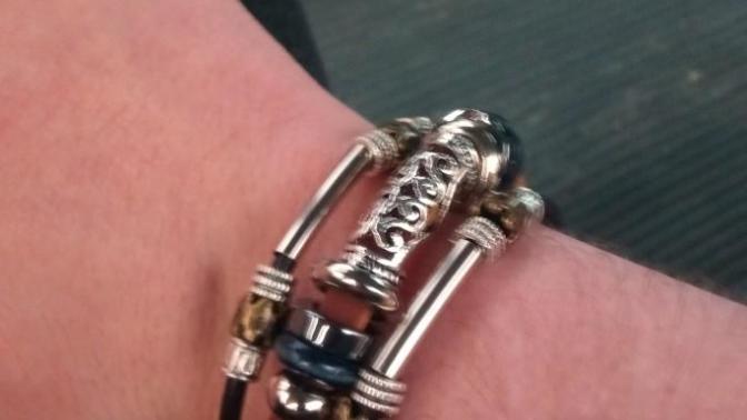 Is this bracelet to flashy for a man?