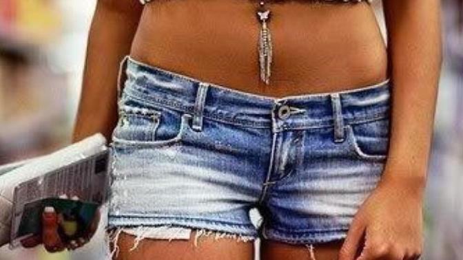 Why do girls have their belly buttons pierced?