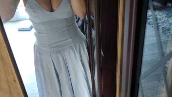 Do I look like a swuished sausage in this dress?