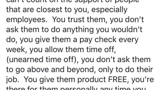 Would you find another job if your boss posted about you on facebook in this way?