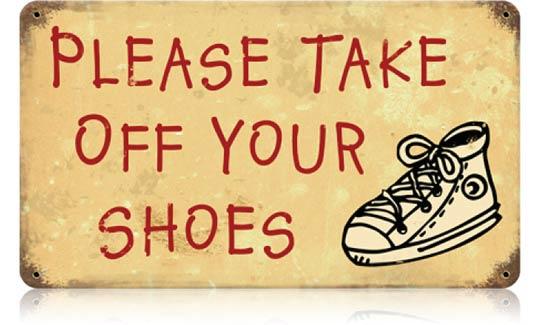Do you make guests take off their shoes before entering your residence?