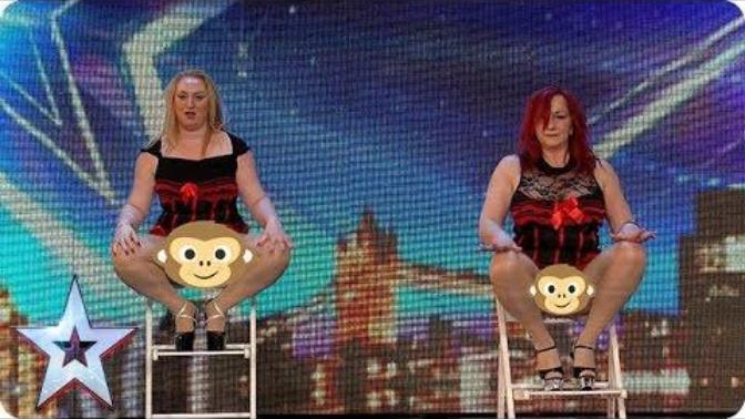 Middle aged women pole dance and flash genitals on talent show: feminist empowerment or poor taste?