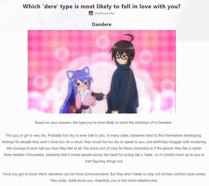 Which "dere" would you date?