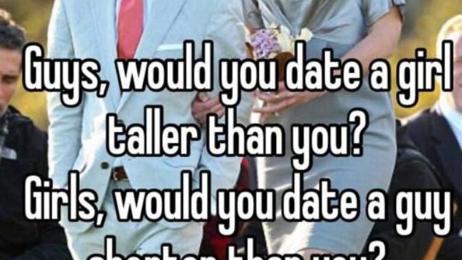 Would you date someone taller than you?