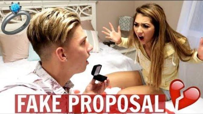 What do you all think about marriage proposal pranks?