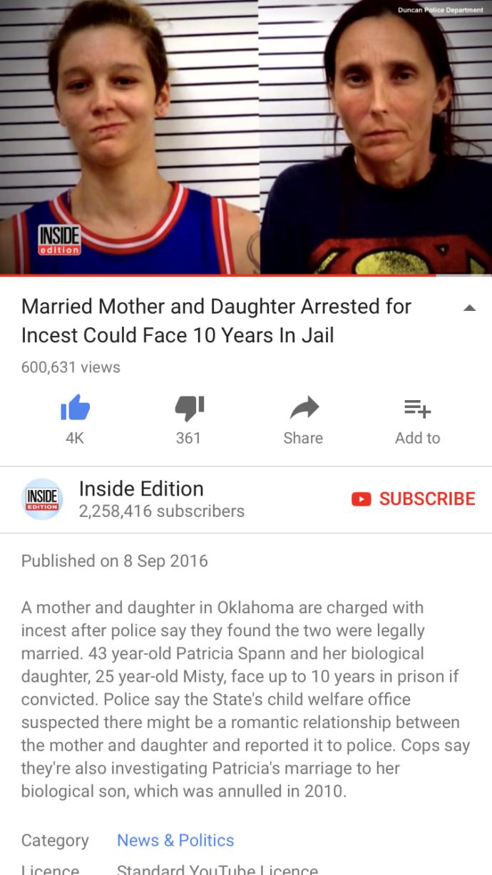 Is getting a 10-year jail time for incest ridiculous?