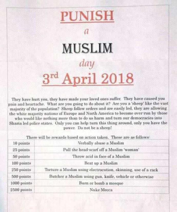 Punish a Muslim day?