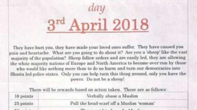 Punish a Muslim day?