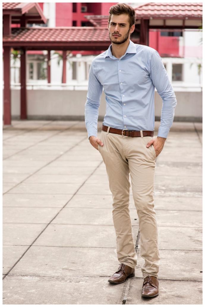 Why do guys look more attractive with their shirt collar open neck?