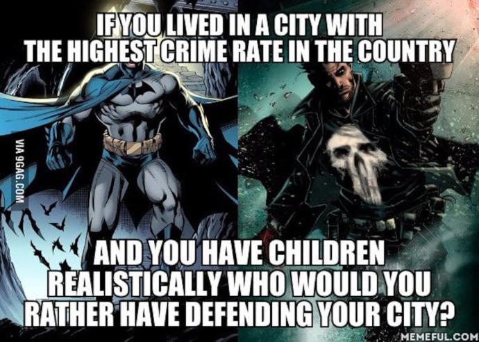 Do you prefer dark super heroes like Batman or purely good super heroes like Superman? Why?