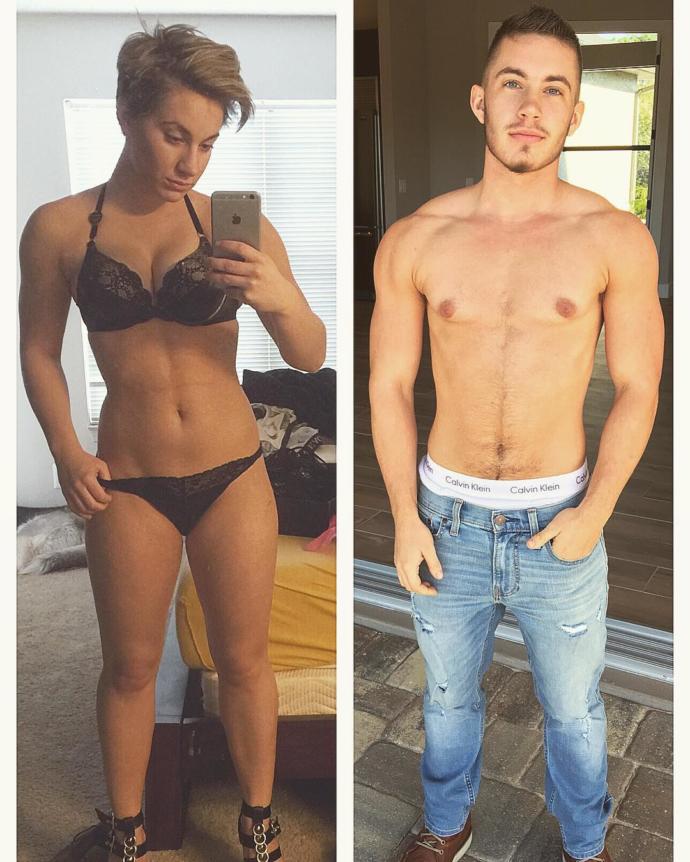 Does he look cuter as a woman or a man?