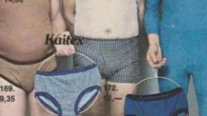 You wake up in this underwear (1&2 on the left) and? WHAT WOULD YOU DO?