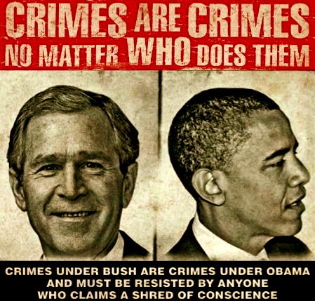 Is former President Barack Obama a war criminal that should be tried at the Hague?