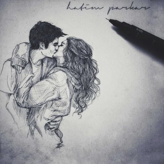 Is this sketch good enough to remind you about your love ??