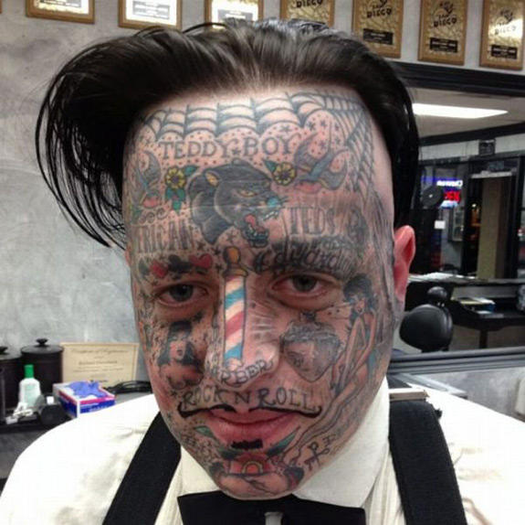 Would you date someone with face tattoos?