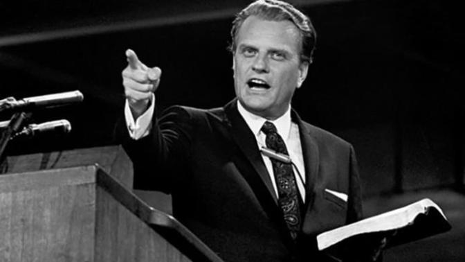 Christians, is Billy Graham in big time trouble with the lord?