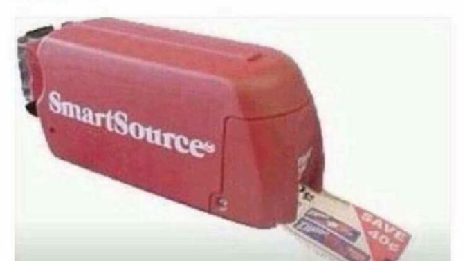 Who else used to pull out the coupons from the grocery store coupon machines as a child?
