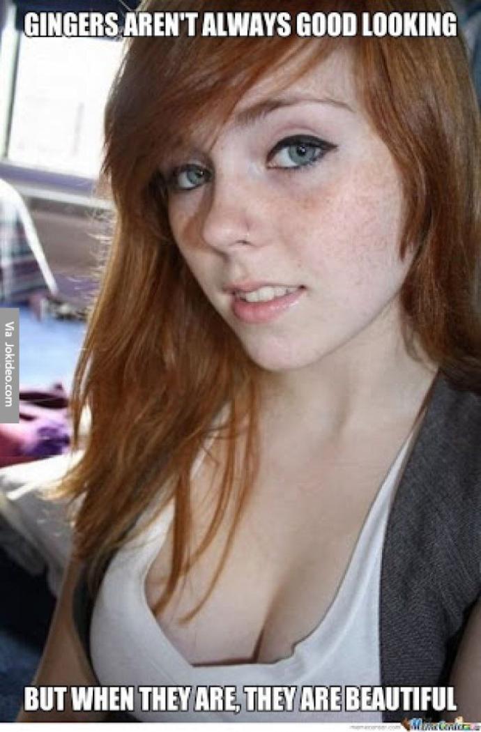 Are blue eyed redheads the most beautiful women in the world?