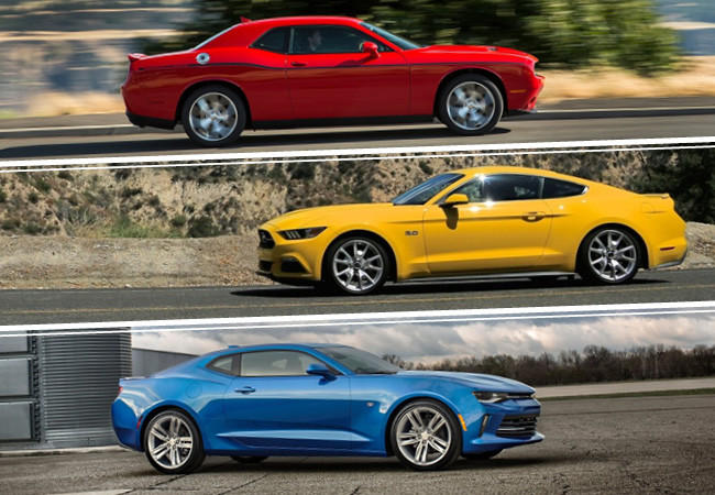 Ford Mustang, Chevrolet Camaro or Dodge Challenger?