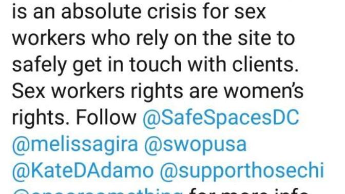 How far is too far? Women’s March Says Sex Work is a Women’s Rights Issue?