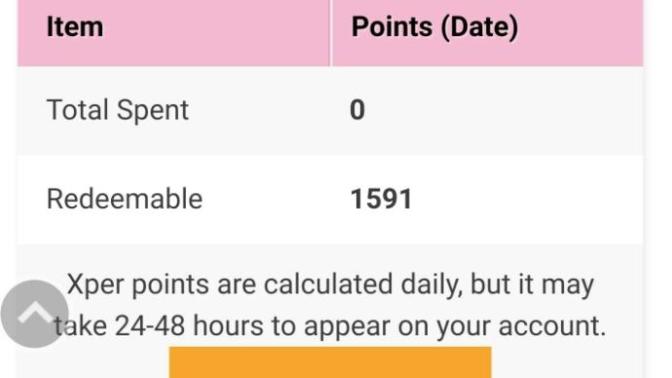 Have you redeemed your G@G Xper points?