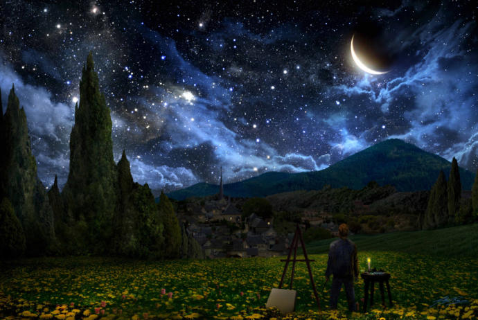 What is a fantasy image (not real place) you'd like to go to?