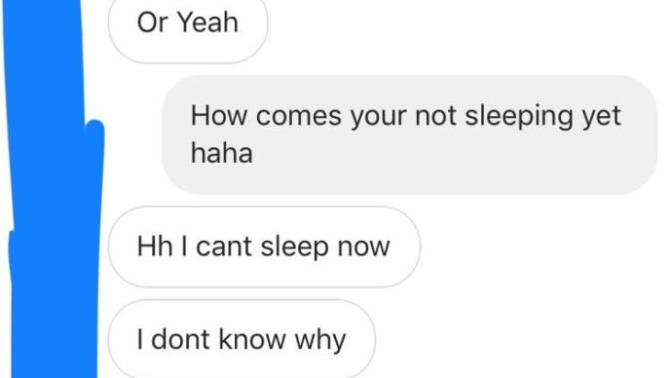 Does he want sex?
