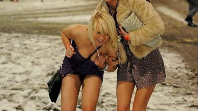 Girls, why do you go outside in cold with bare legs and/or no coat?