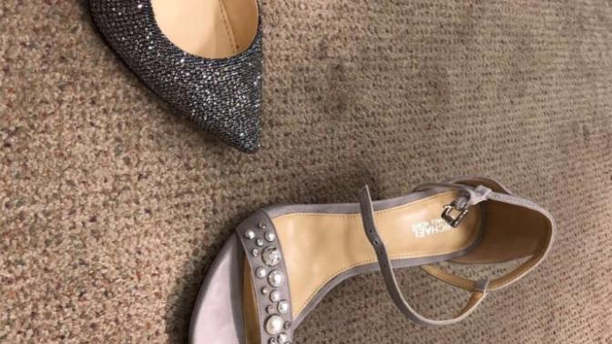 Which shoe goes with my prom dress?
