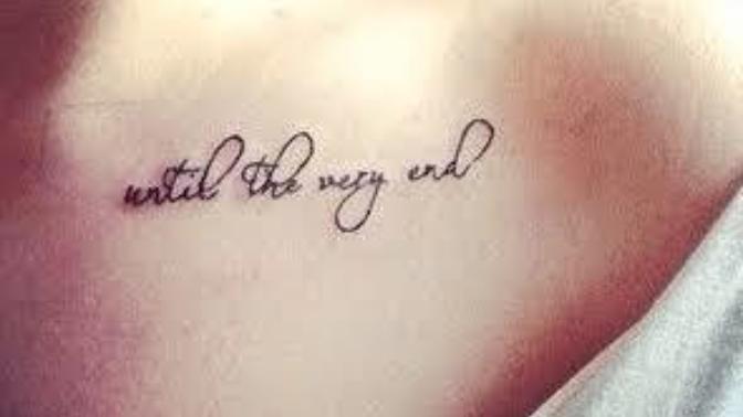 Should I tattoo my niece's name on my collarbone?
