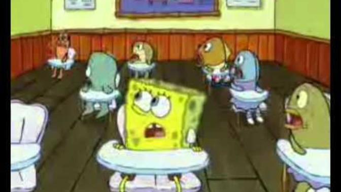 Would you love to have Sergeant Sam Roderick (the shark teacher from SpongeBob) as your classroom teacher?