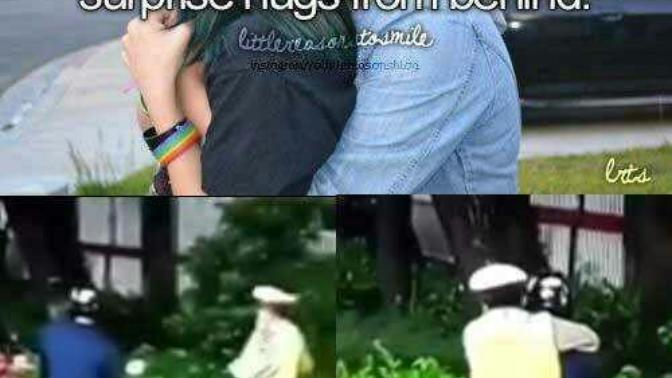 Do you like getting hugged from behind?