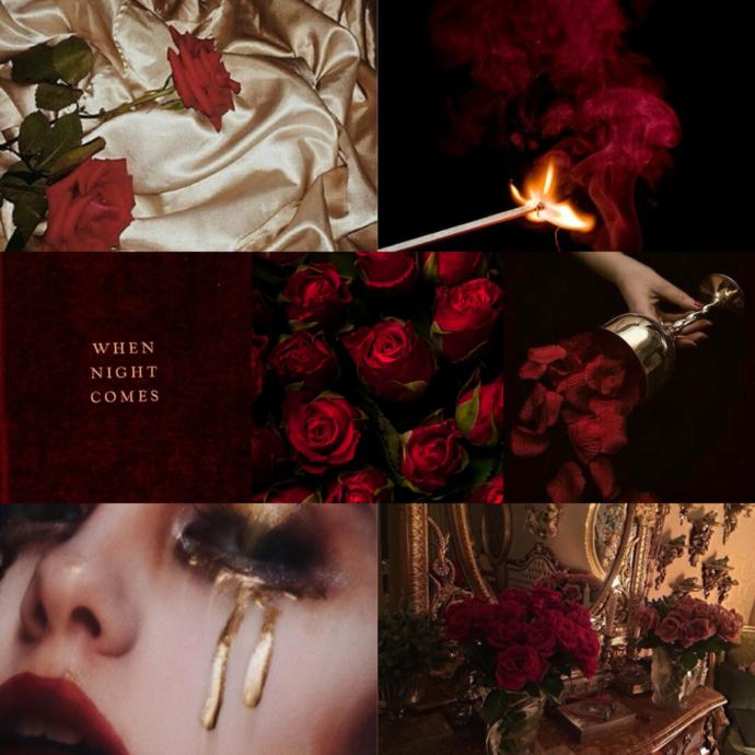 which aesthetic looks better? red & gold or pink & black?