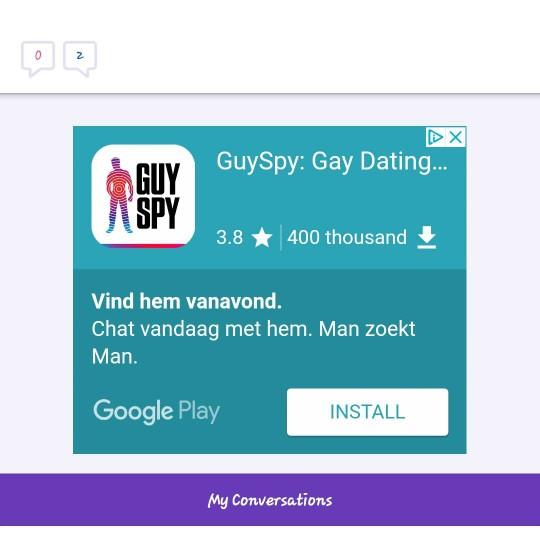 Why am I getting ads for a gay dating app when I'm not gay?