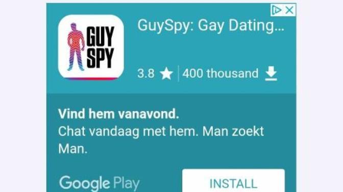 Why am I getting ads for a gay dating app when I'm not gay?