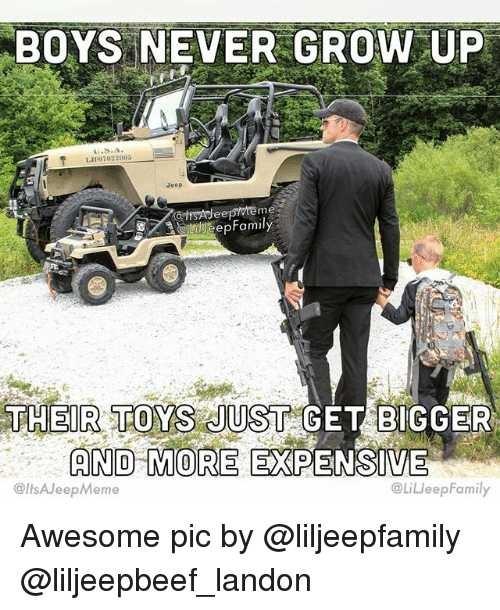 Some people say that men never grow up, they just get bigger. Do you agree?