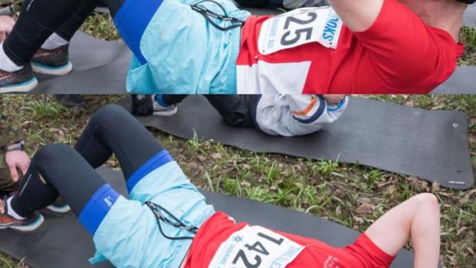 Why wear skin-tight shorts on (over) the running tights?