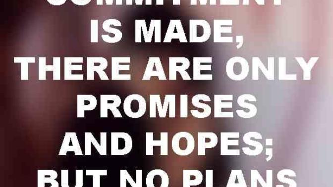 What is your definition of commitment (within a relationship)?