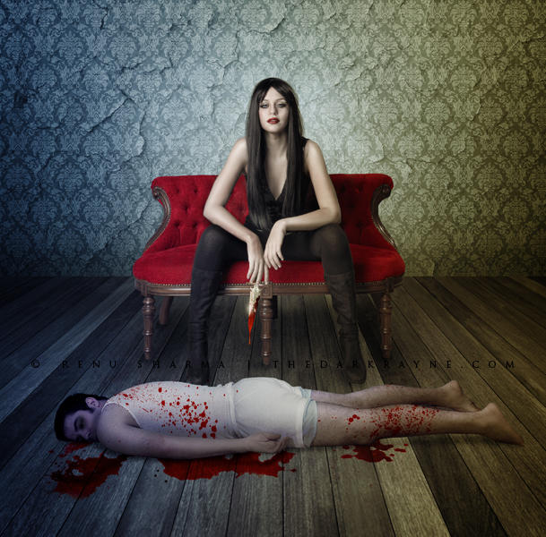 Girls, We are hosting a femme fatale themed murder mystery dinner party which of these would make a good poster ?