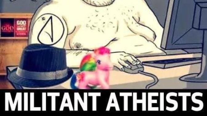 Am I the only believer, that think, the militant atheist are too much disrespectful?