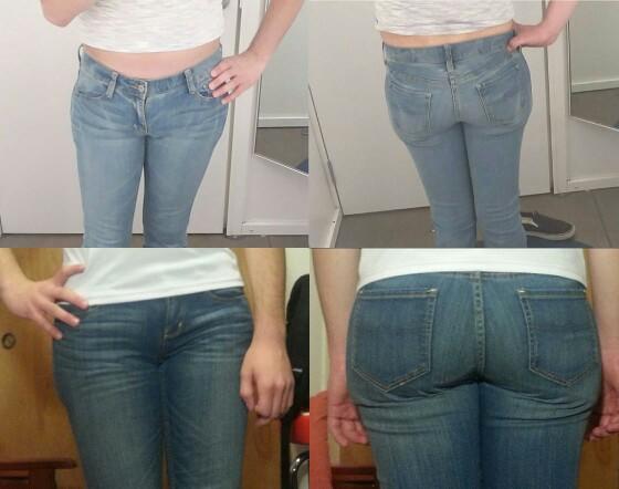 Which do you think looks better: Faded jeans or Darker jeans?