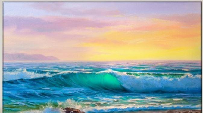 Which painting with the sea is the most beautiful?