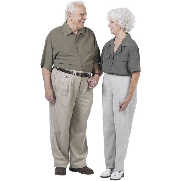 Why do old people often wear beige?