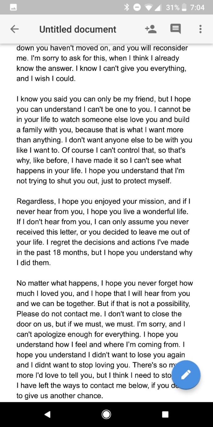 Please help!!! What do you think about this letter?