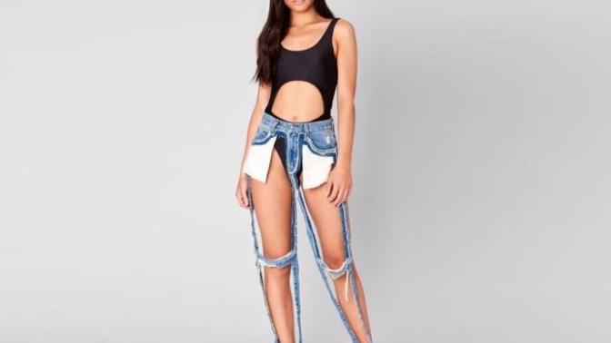 What's your view on the new fashion trend- extreme cut out jeans?