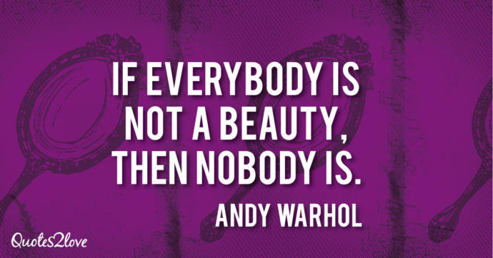 Is everyone beautiful? And if not, why is it so 